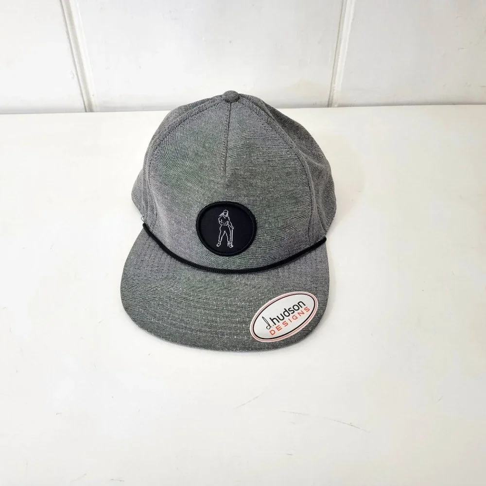 d. Hudson Designs Gray Snapback Cap NWT - Picture 8 of 8